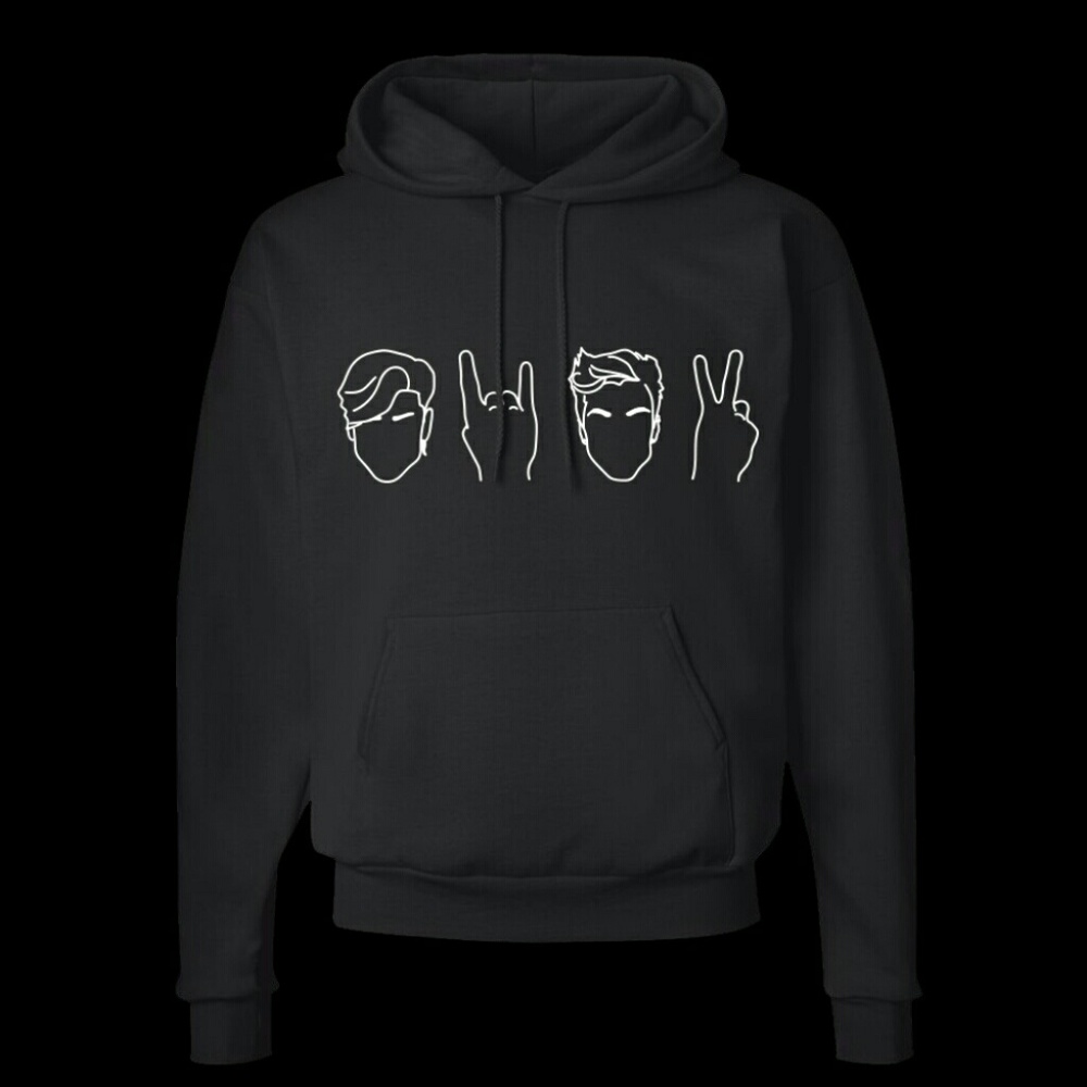 Dolan twins hoodie (black) XL